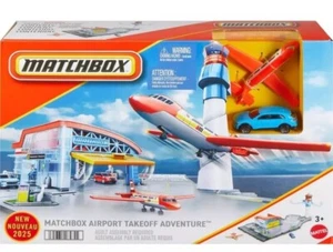 Matchbox Airport Takeoff Adventure w/ Car & Plane | NEW FOR 2025!!! - Picture 1 of 6