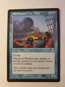 MTG Magic The Gathering Card Windscouter Creature Ship Blue Prophecy - Picture 1 of 2