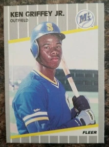 1989 Fleer Ken Griffey Jr Rookie Card - Picture 1 of 2