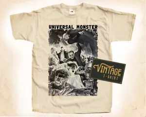 Universal Monster Natural color Vintage T Shirt for Men Woman DTG Size S-5XL - Picture 1 of 5