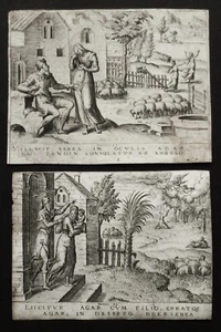 2 burins d’Etienne DELAUNE Ecole de Fontainebleau - Picture 1 of 5