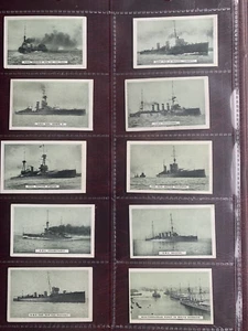 PHILLIPS BRITISH WARSHIPS FULL SET 25 CARDS - Picture 1 of 5
