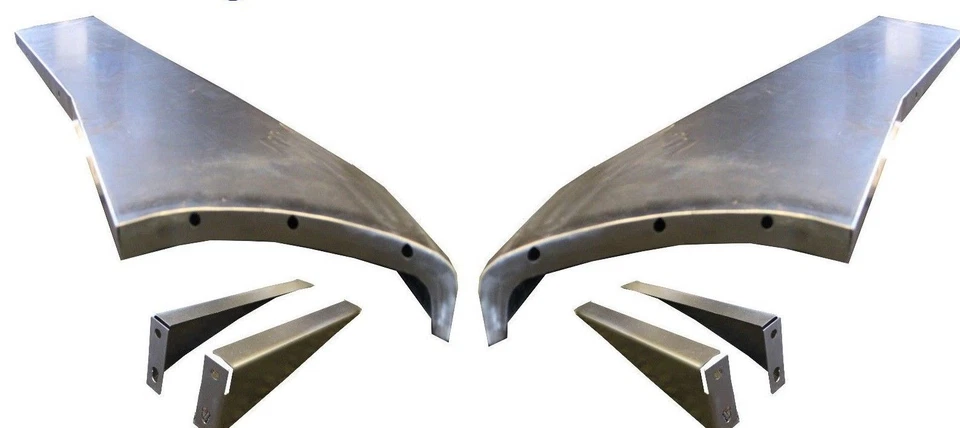 1940 1941 Ford Pickup Truck 1/2 TON Steel Running Board Set 40,41 - Made in USA Foto 1 de 1