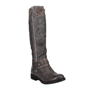 Zigi Soho Stephany Women’s Faix Fur Lined Knee High Grey Boots, 6.5 - Picture 1 of 9