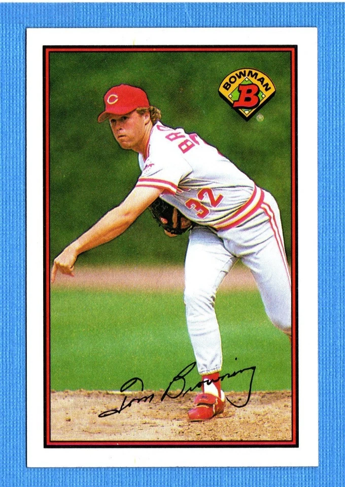 1989 Bowman #306 Tom Browning Cincinnati Reds - Image 1 of 1