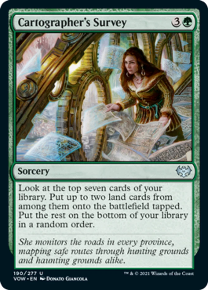 x1 Cartographer's Survey - Innistrad: Crimson Vow - NM - MTG - Image 1 of 1