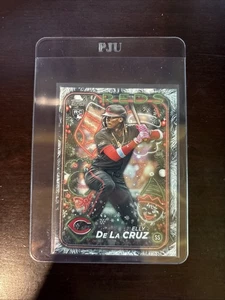 2024 Topps Holiday - Elly De La Cruz #H102 Silver Glitter (RC) - Picture 1 of 1