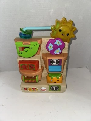 Juguete Mattel Fisher Price Peek & Play Laugh & Learn Ocupado Jardín Etapas Inteligentes Foto 1 de 4