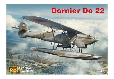 RS MODELS 92245 1/72 Dornier 22 (4 decal v. for Yugoslavia, Greece) Photoetched  - Immagine 1 di 2