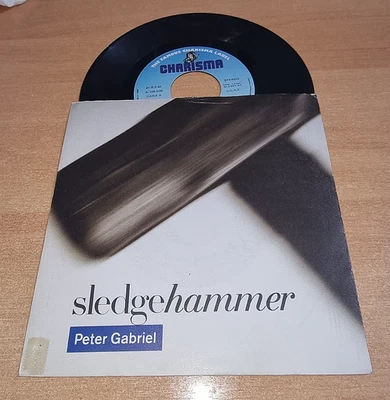 PETER GABRIEL Sledgehammer 7" SPAIN SINGLE VINYL GENESIS PICTURE SLEEVE RAREST - Image 1 of 3