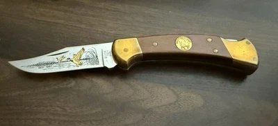 1987 Buck Ducks Unlimited Wetlands pocket knife, 50 year 1937-1987, with box - Image 1 of 4