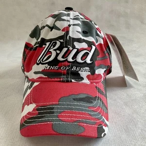 Dale Earnhardt Jr. #8 Budweiser Bud "King of Beers" Chase Authentic Camo Hat NEW - Picture 1 of 14
