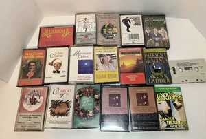Lot 18 Vintage Mixed Cassettes Tapes 80s 90s. UNTESTED Christmas Country Gospel - Picture 1 of 8