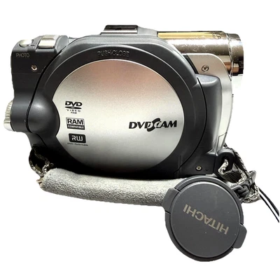 Hitachi DZ-GX3100A DVD Camcorder 15x Optical Zoom Widescreen 16:9 Made Japan - Image 1 of 4