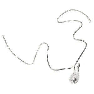 Raquetas de tenis colgantes Fitness Miss collar para novia cadena mujer - Imagen 1 de 12