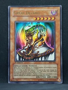 Great Dezard LP 1st Ed YUGIOH Pharaonic Guardian PGD-020 Ultra Rare Spc Sum 242 - Picture 1 of 4