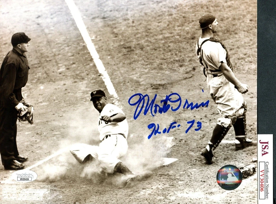 JSA Monte Irvin Autographed Signed INSCR 8x10 Photo New York Giants TRB 979 - Image 1 of 1