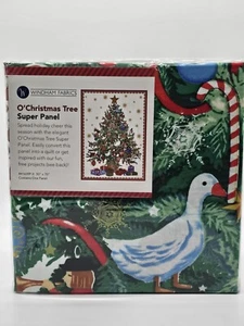 Windham Fabrics O'Christmas Tree Holiday Super Panel Quilt Fabric 50" X 70" - Picture 1 of 10