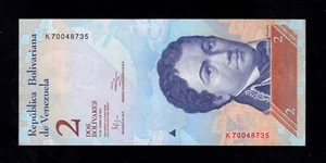 F.C. VENEZUELA , 2 BOLIVARES 2012 , S/C ( UNC ) , P.88c . - Picture 1 of 2