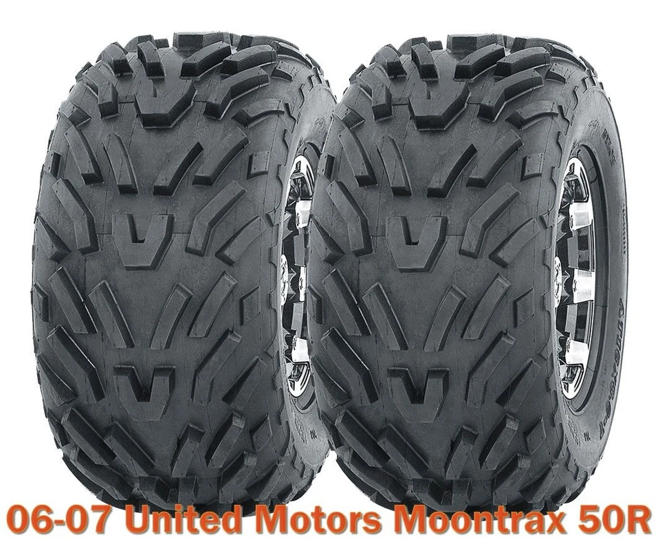 Neumáticos United Motors Moontrax 50R 2006-2007 ATV 16x8-7 16x8x7 4PR, juego de 2 Foto 1 de 4
