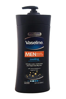 Vaseline Men Healing Moisture Cooling Body Lotion 20.3 Oz