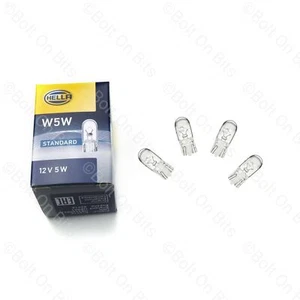 4 HELLA centre high level brake light/lamp W5W Bulbs fits 107 & 108 - Picture 1 of 2