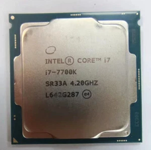 Intel Core i7-7700K 4-core 91W 4.5GHz LGA 1151 CPU Processor i7-7700k - Picture 1 of 1