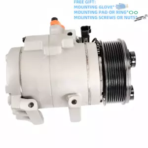 AC Compressor w/ Clutch for Ford F-150 2007-2014 F-350 F-450 F-550 Super Duty - Picture 1 of 3