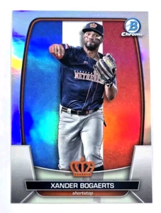 Refractores de bandera Bowman Chrome Xander Bogaerts 2023/499 #WBC-65 - Imagen 1 de 2