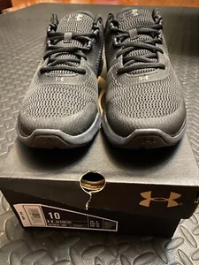 Under Armour Mens UA Fuse FST Black Running Shoes 10 Medium 3019876-002 - Picture 1 of 7