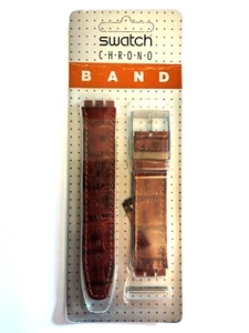 Swatch Chrono Cinturino Blisterato Nuovo Gold Finger SCM100 1991 Strap Band - Imagen 1 de 3