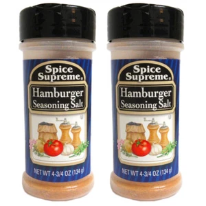2 Pack Spice Supreme Hamburger Seasoning Salt 475 Oz for Burgers Grill Cooking - Picture 1 of 1