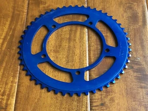 Takagi MX Chainring BMX Sprocket Blue 50T Vintage 80s New Old Stock 118mm BCD - Picture 1 of 5