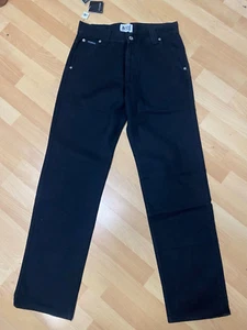 NWT MEN D&G MADE ITALY BY ITTIERRE CHINO BLACK REGULAR W31 L32 H8 RRP£300 - Picture 1 of 7