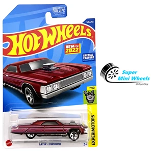 Hot Wheels 2022 #128 - Layin Lowrider (rojo) - Imagen 1 de 2