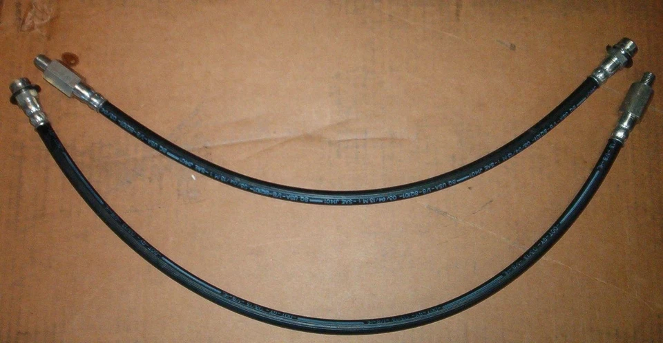 Тормозной шланг Cadillac Eldorado Olds Toronado 1966-1969 ПЕРЕДНИЕ 2 шланга сделано в США - Изображение 1 из 4