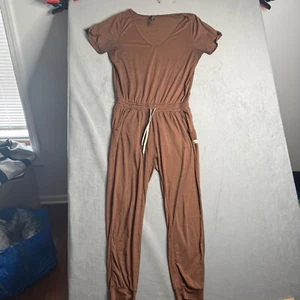 Vuori Jumpsuit Damen M All Day Terracotta Heather Medium Bund Tapered - Bild 1 von 10