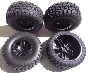 Curso corto 🚙 camión 1/10 juego de ruedas y neumáticos 12 mm hexagonal - Traxxas Slash HPI Blitz - Imagen 1 de 1