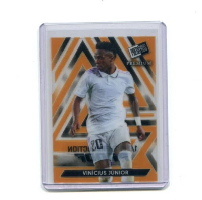 Pase de prensa de hojas 2024 Premium oro transparente prueba Vini Vinicius Junior 1/1 Foto 1 de 2