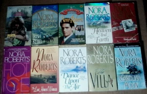 10 NORA ROBERTS Paperbacks - The Last Honest Woman Carolina Moon Irish Rebel + - Picture 1 of 1