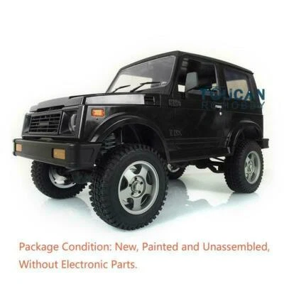 1/6 RC 4*4 Capo Rock Car Rock Crawler SIXER1 Car Vehicle KIT Model Painted Black - Image 1 of 4