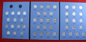 1946-1964 Complete Set Roosevelt Dimes Circ New Whitman Folder Album RD70 - Picture 1 of 9