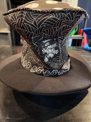 Disney Parks Nightmare Before Christmas Jack Skellington Adult Top Hat - Image 1 of 4
