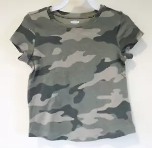 NWT Old Navy Green Camouflage Top Shirt Girl's Size 4T - Picture 1 of 1