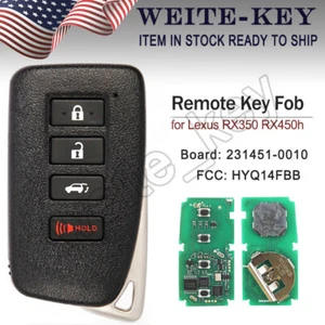 UNLOCKED FOR 2016-2020 LEXUS RX350 RX450h SMART KEY KEYLESS REMOTE FOB HYQ14FBB - Picture 1 of 5