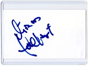 Tarjeta índice firmada autografiada por Diron Talbert NFL Redskins 3x5 - Imagen 1 de 1
