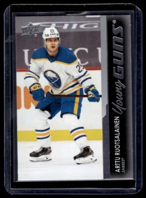 2021-22 Upper Deck Series 1 Young Guns Arttu Ruotsalainen Rookie #221 Buffalo - Image 1 of 2