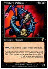 4x Western Paladin ~ Lightly Played 7th Edition Seventh MTG Magic x4 4 UltimateM