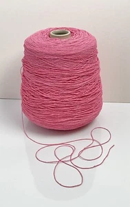 CONE Pink Rayon yarn for Knitting Machine Crochet Weaving 2 lb - Picture 1 of 3