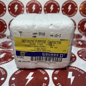 Square D Definite Purpose Contactor Class 8910 Type J0-3 120 V - Picture 1 of 6
